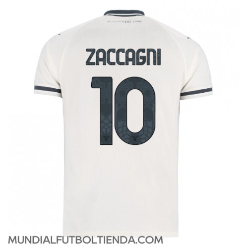 Camiseta Lazio Mattia Zaccagni #10 Segunda Equipación Replica 2025-26 mangas cortas Camiseta Lazio Mattia Zaccagni #10 Segunda Equipación Replica 2025-26 mangas cortas